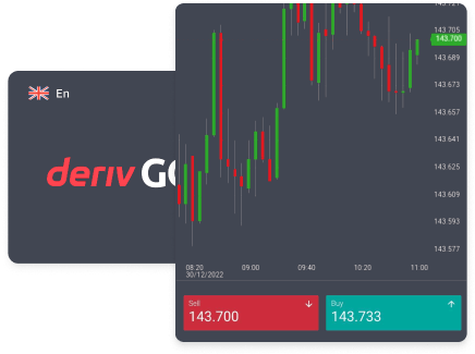 Deriv GO trading app